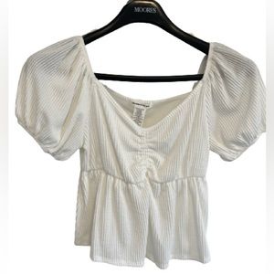 NWT Peplum Top Size Large